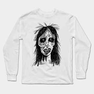 Zombie Woman Long Sleeve T-Shirt